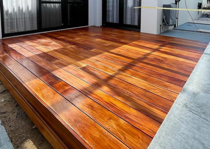 Fijian Mahogany decking Perth